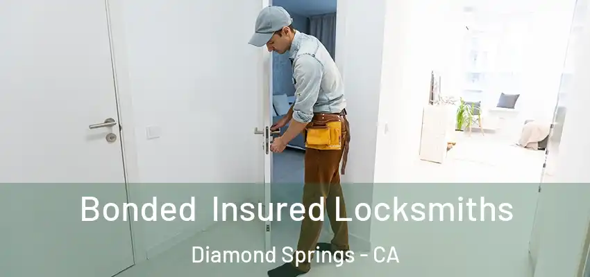 Bonded Insured Locksmiths Diamond Springs - CA